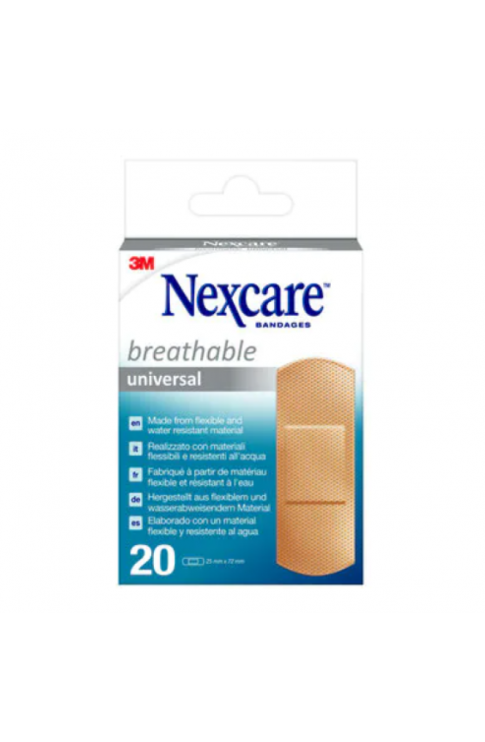 Universal Breathable 25x72mm Nexcare 3M 20 Cerotti