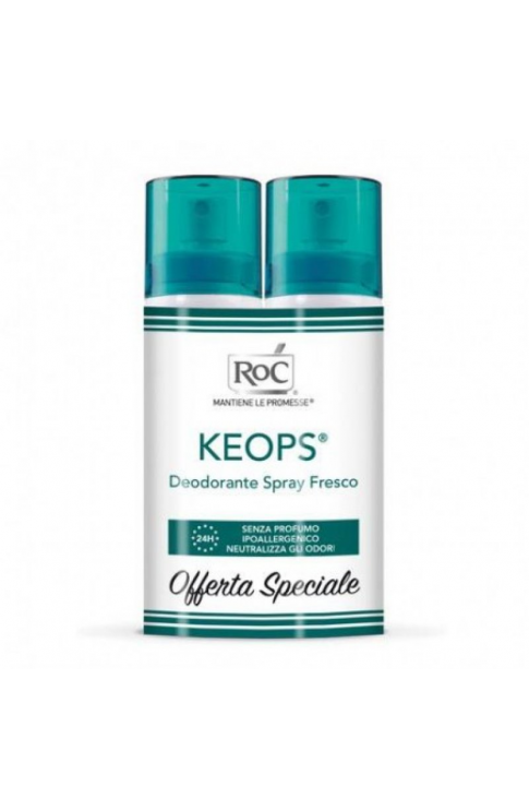 KEOPS Deodorante Spray Fresco RoC 2X100ml