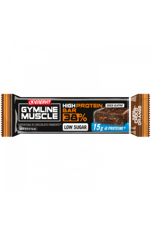 GYMLINE High Protein Bar 38% Choco-Orange ENERVIT 40g