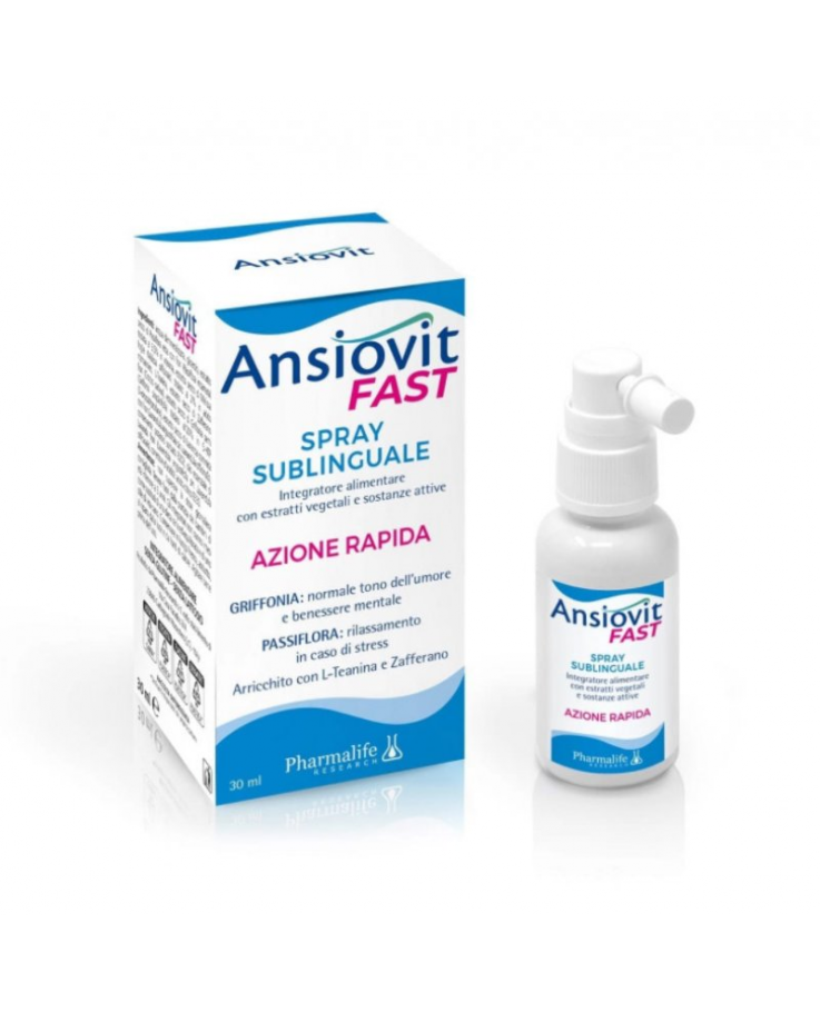 Ansiovit Fast Spray Sublinguale PharmaLife 30ml