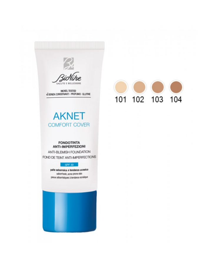 Aknet Comfort Cover N.101 Ivoire BioNike 30ml
