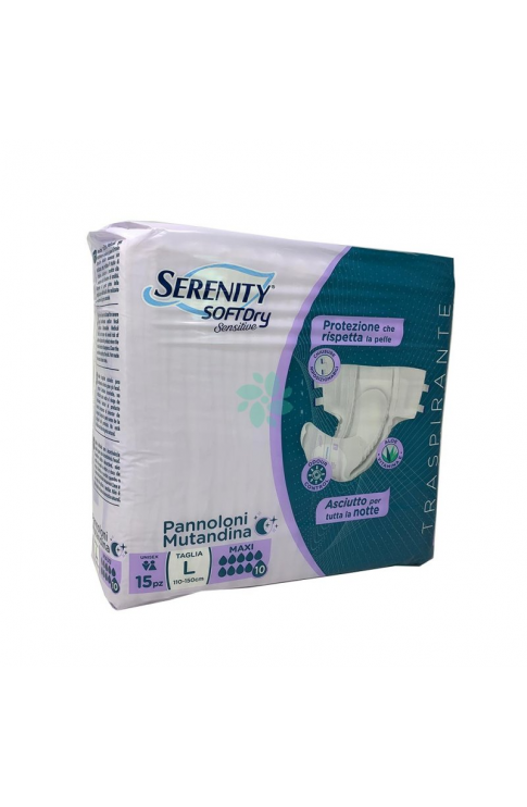 Serenity SoftDRY Sensitive Pannoloni Mutandina Adulto a Strappi Extra Super  Maxi