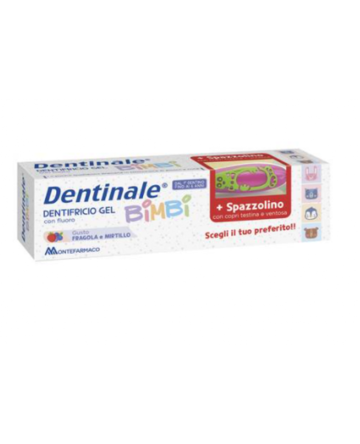 Dentinale Bimbi Dentifricio + Spazzolino Montefarmaco 