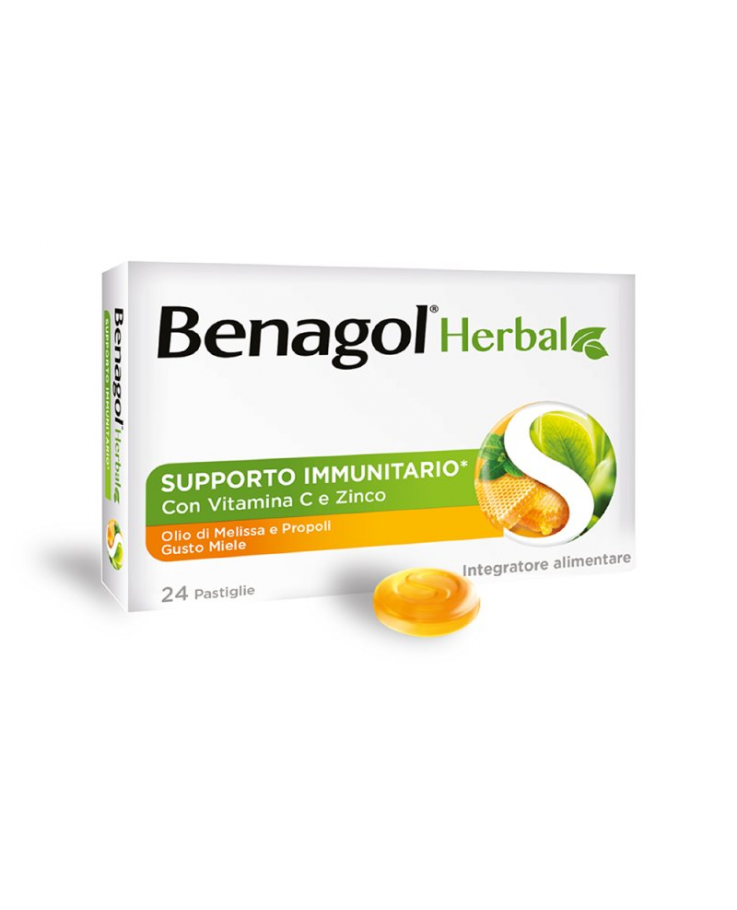 BENAGOL HERBAL MIELE 24 - NOVITA' pastiglie mal di gola