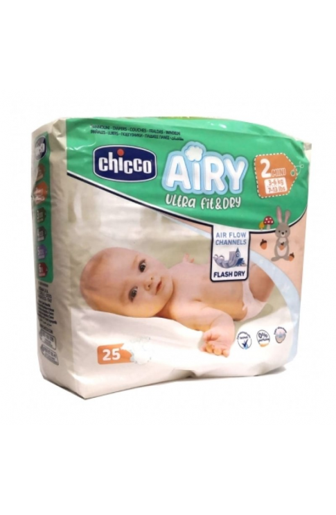 Airy Ultra Fit & Dry MINI 3-6Kg Chicco 25 Pannolini