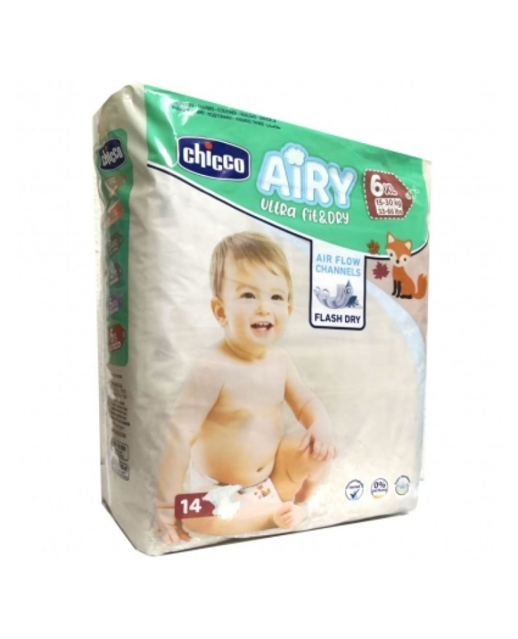 Airy Ultra Fit & Dry XL 15-30Kg Chicco 14 Pannolini