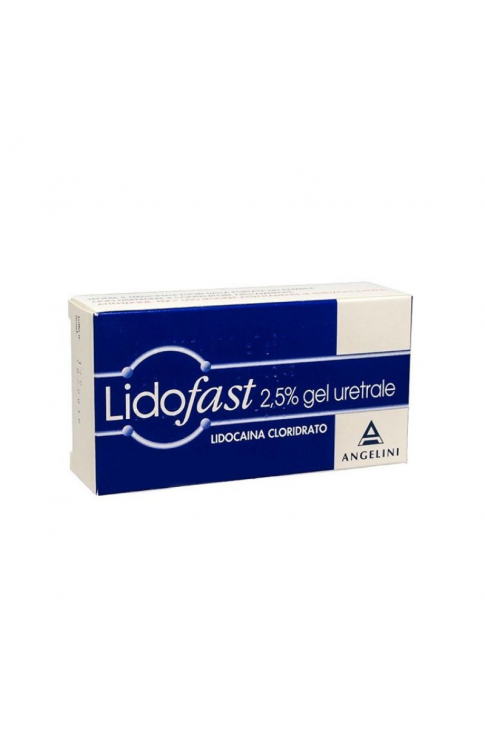 Angelini Lidofast 2,5% Gel Uretrale Anestetico E Lubrificante 15g