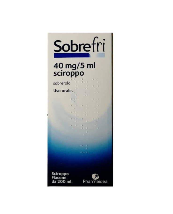 Sobrefri 40mg/5ml Sciroppo Pharmaidea 200ml