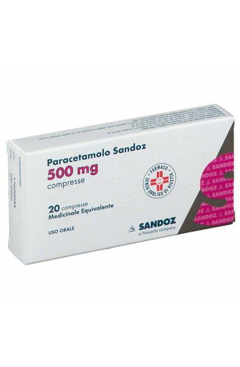 Paracetamolo 500mg Sandoz 20 Compresse