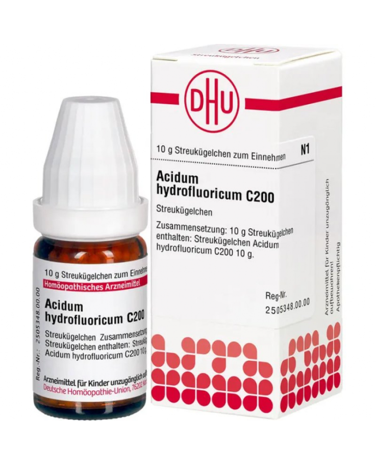 Acidum Hydrofluoricum 200ch Globuli DHU 10g