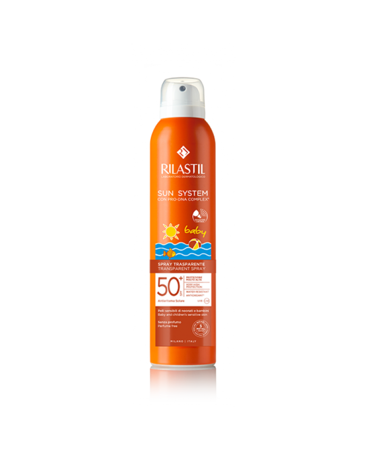Rilastil Sun System Baby Spray Trasparente Spf 50+ 200ml