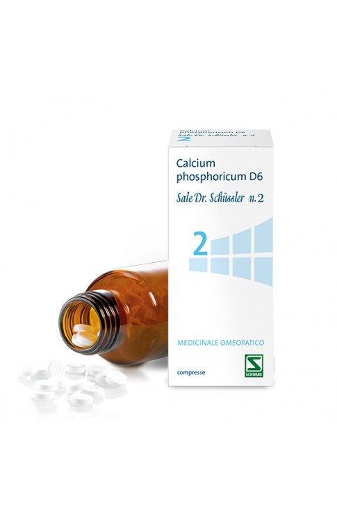 Sale di Schussler n2 Calcium Phosphoricum 6DH 200 Compresse