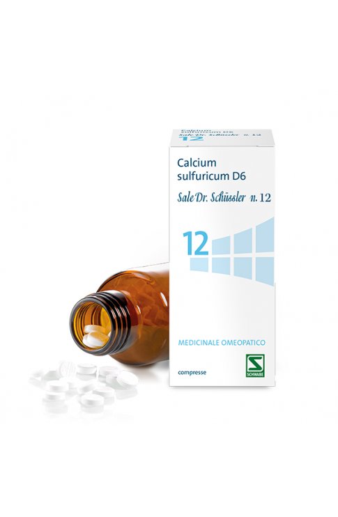 Sale di Schussler N 12 Calcium Sulfuricum D6 200 Compresse