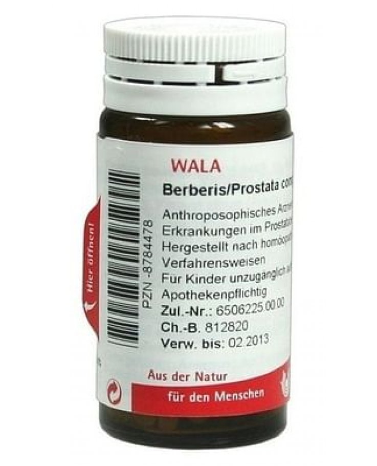 Wala Berberis Prostata Compositum Globuli 20 G