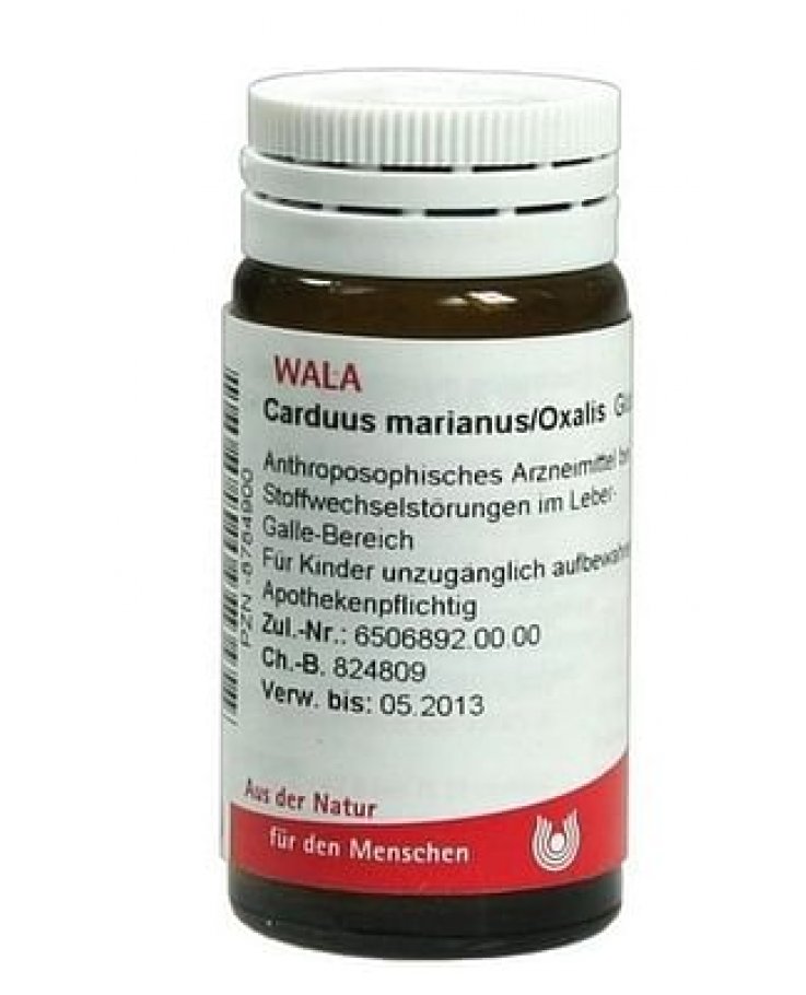 Wala Carduus Marianus Oxalis Globuli 20 G