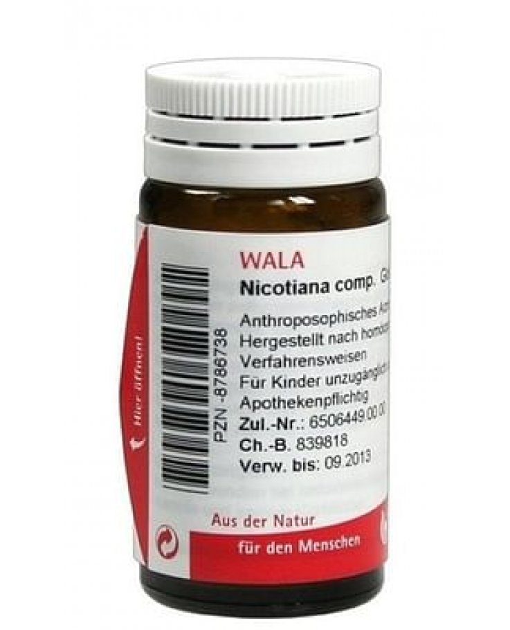 Wala Nicotiana Compositum Globuli 20 G