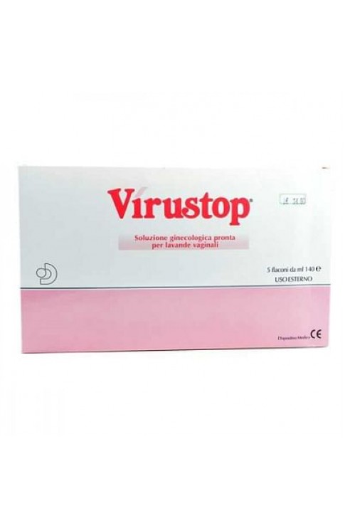 Lavanda Vaginale Virustop Capienza 140ml 5 Pezzi
