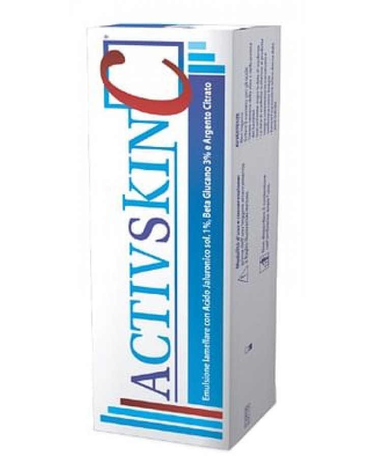 Emulsione Iamellare Activ Skin Con Acido Jaluronico 1% Betaglucano 3% E Argento Citrato 30 Ml