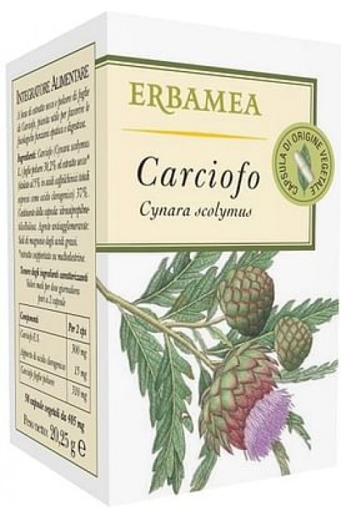 Erbamea Carciofo 50 Capsule Vegetali
