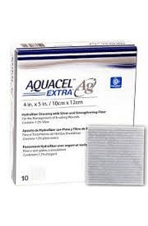 Aquacel Extra Medicazione Con Carbossimetilcellulosa Sodica10x10 Cm 5 Pezzi