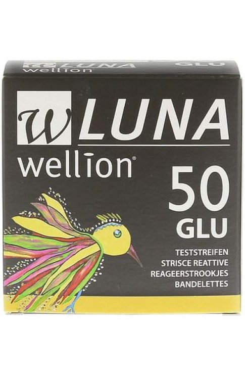 Wellion Luna 50 Strips Strisce Per Misurazione Glicemia