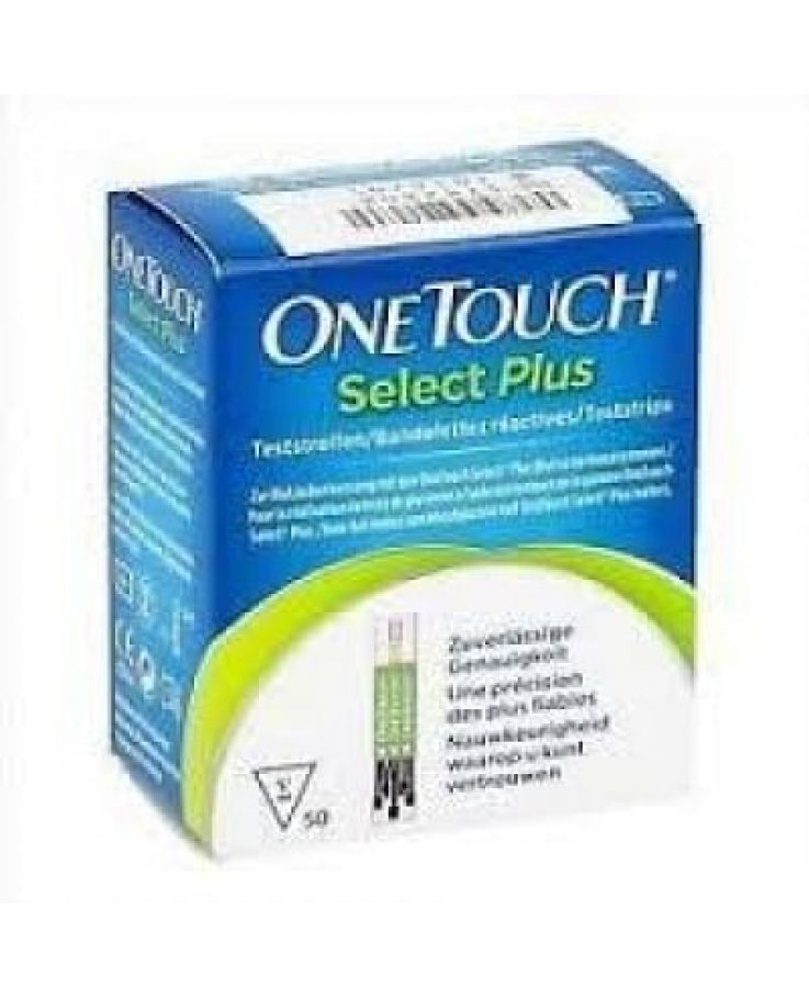 Strisce Misurazione Glicemia Onetouch Select Plus 50 Strisce