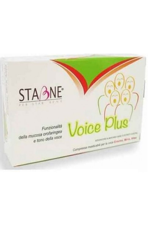 Stabne Voice Plus Integratore Benessere Voce 30 Compresse