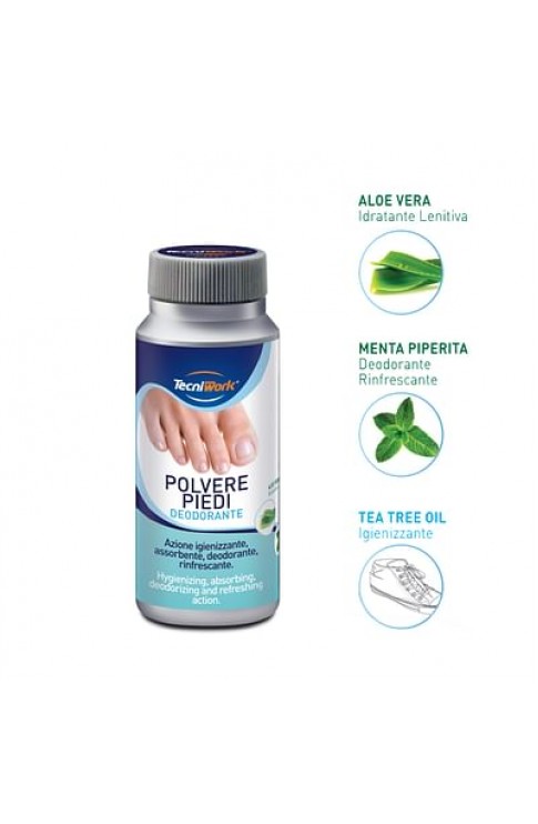 Tecniwork Polvere Deodorante Per I Piedi Flacone 75 G