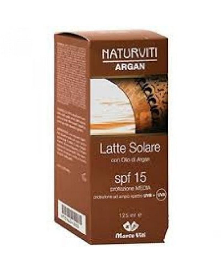 Argan Latte Solare Spf 15 125 Ml