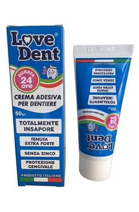 Love Dent Crema Adesiva Per Dentiere 50 G