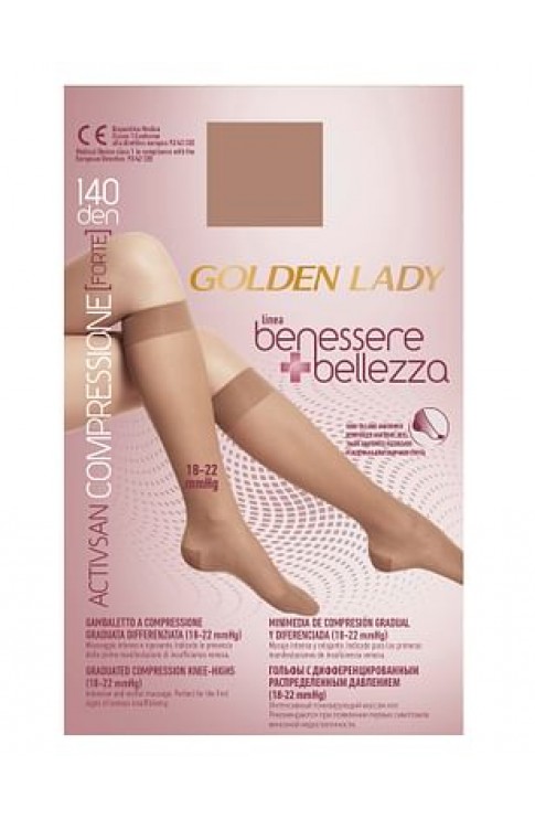Golden Lady Collant Benessere&Bellezza 140 Dore S