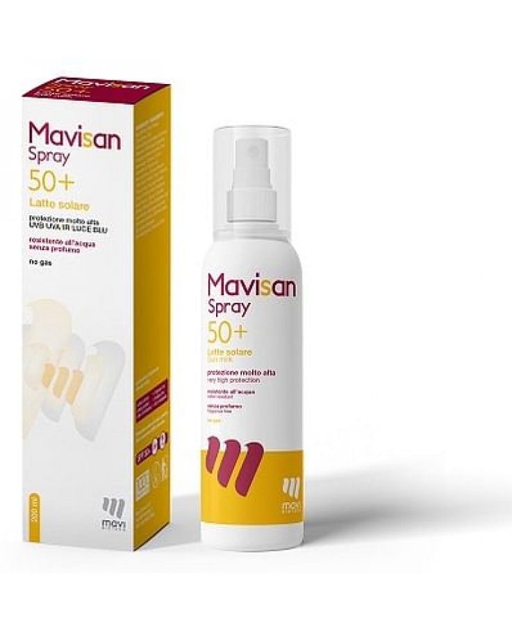 Mavisan Spray 50+ Latte Solare Protezione Molto Alta 200 Ml