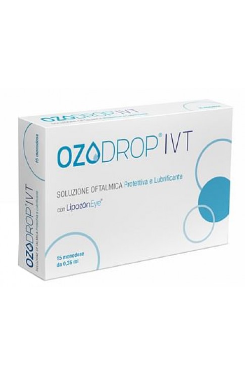 Ozodrop Ivt Soluzione Oftalmica Base Di Olio Ozonizzato In Fosfolipidi 15 Monodosi 0,35 Ml 3 Strip In Alluminio Da 5 Mone Cadauna