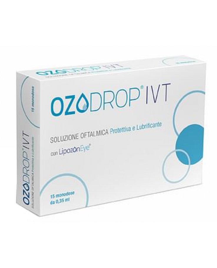 Ozodrop Ivt Soluzione Oftalmica Base Di Olio Ozonizzato In Fosfolipidi 15 Monodosi 0,35 Ml 3 Strip In Alluminio Da 5 Mone Cadauna