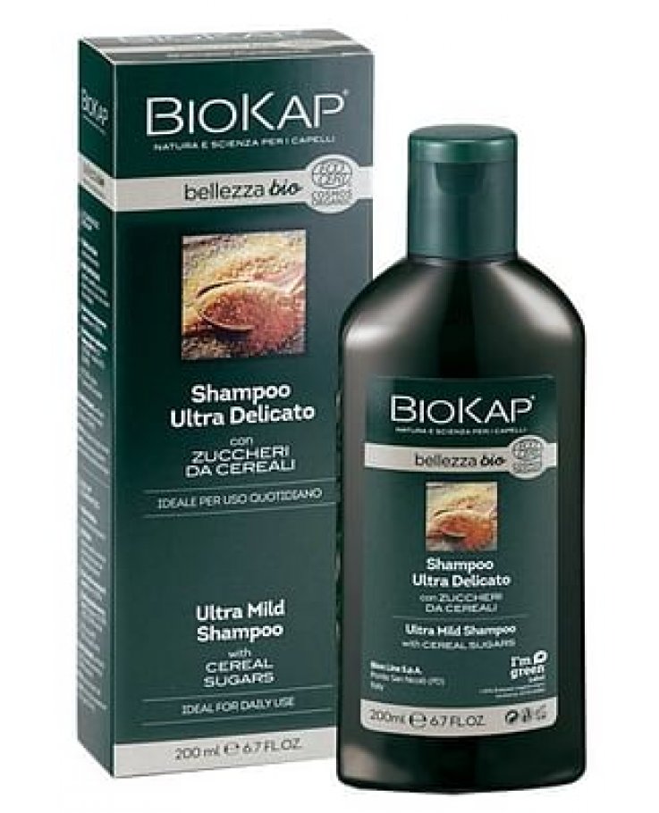 Biokap Bellezza Bio Shampoo Ultra Delicato Cosmos Ecocert 200 Ml