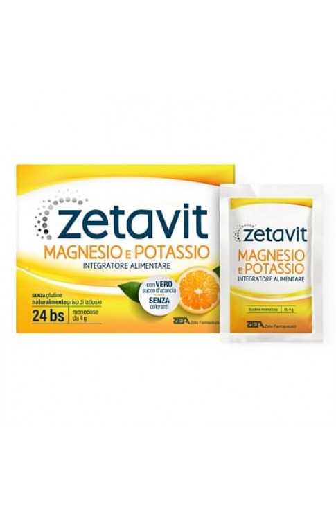 Zetavit Magnesio Potassio 24 Bustine Da 4 G