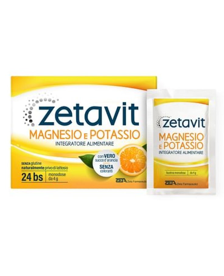 Zetavit Magnesio Potassio 24 Bustine Da 4 G