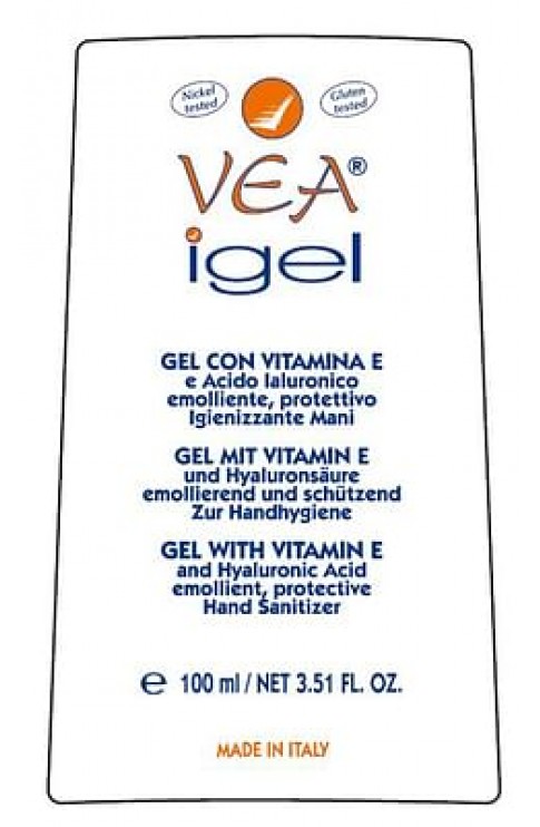 Vea Igel Gel Mani Igienizzante Vitamina E Acido Ialuronico 100 Ml