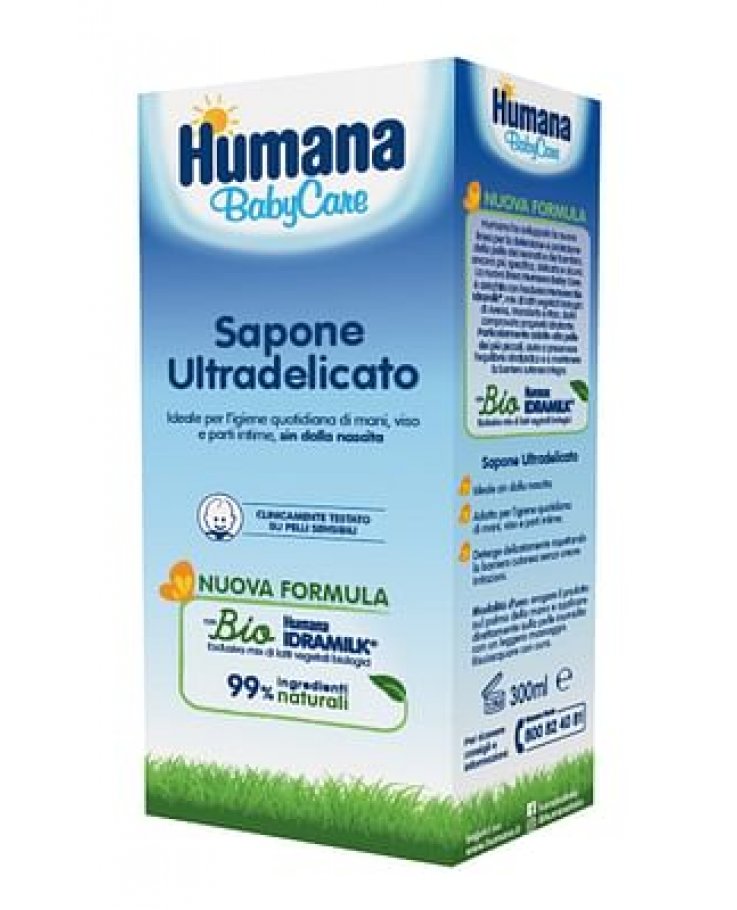 Humana Baby Care Sapone Liquido 300 Ml