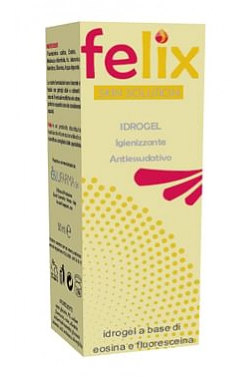 Felix Skin Solution Idrogel Igienizzante Antiessudativo Eosina E Fluoresceina 50 Ml