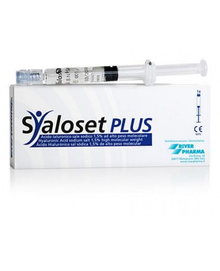 Siringa Intra Articolare Syaloset Plus Acido Ialuronico Sale Sodico 1,5% Ad Alto Peso Molecolare 4 Ml