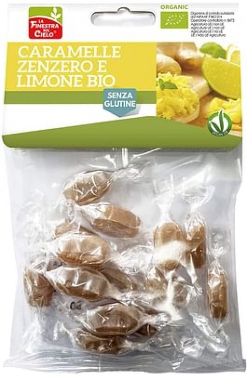 Caramelle Zenzero E Limone Bio 50 G
