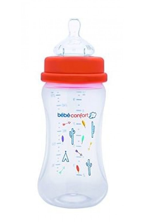 Bebe Confort Biberon Polipropilene 270 Ml Tettarella Maternity Silicone Misura 1 Corallo