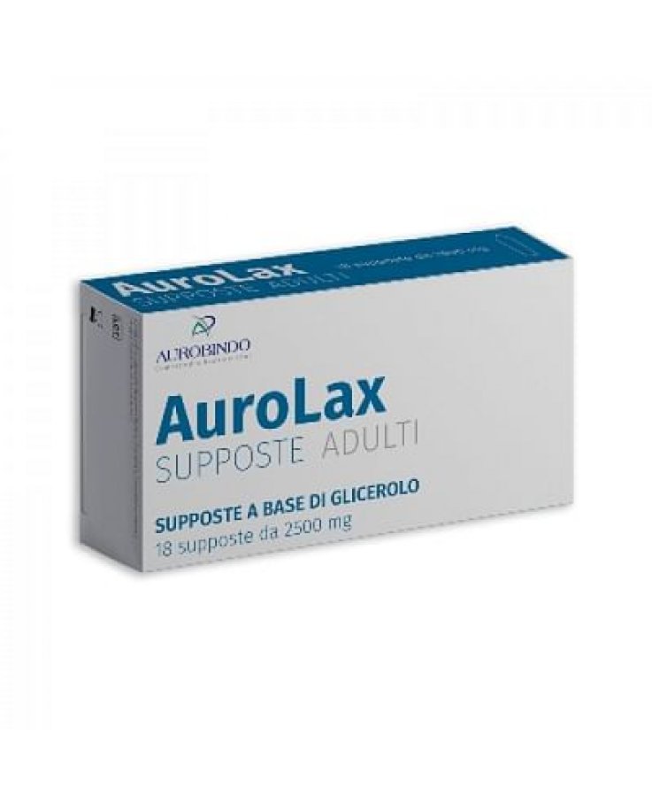 Supposte Aurolax Glicerolo 2500 Mg 18 Supposte