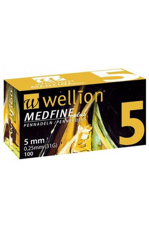 Wellion Medfine Plus 5 100 Pezzi