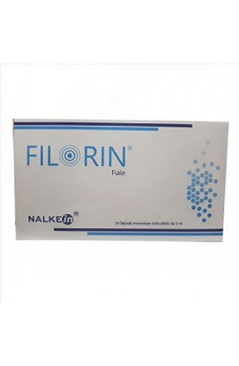 Filorin Fiale Soluzione Salina Isotonica Con Acido Ialuronico 0,9% Per Uso Inalatorio 10 Fialoidi Monodose Richiudibilida 5 Ml