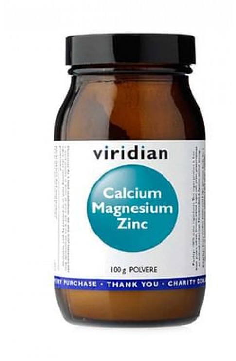 Viridian Calcium Magnesium Zinc 100g Polvere
