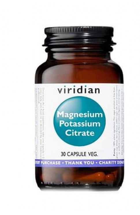 Viridian Magnesium Potassium Citrate 30cps