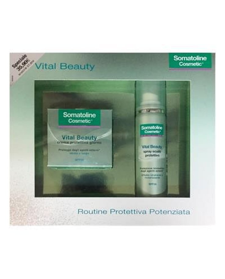 Somatoline Cosmetics Viso Vital B Crema Giorno 50 Ml + Spray 30 Ml