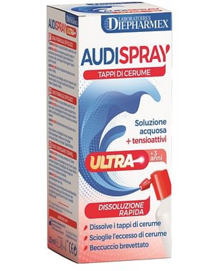 Audispray Ultra Soluzione Acquosa + Tensioattivi Spray 20 Ml